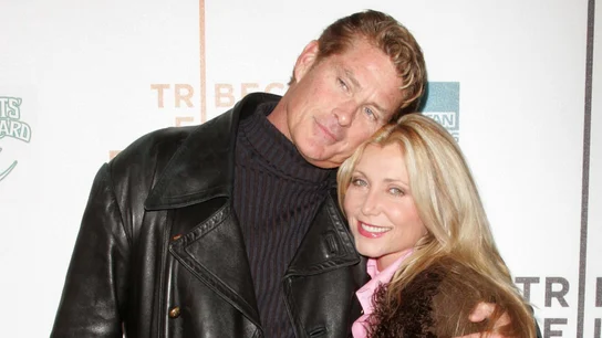 David Hasselhoff y Pamela Bach David Hasselhoff y Pamela Bach
