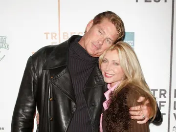 David Hasselhoff y Pamela Bach David Hasselhoff y Pamela Bach