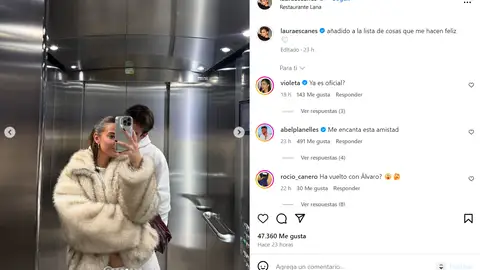 Laura Escanes junto a su nuevo novio Laura Escanes junto a su nuevo novio