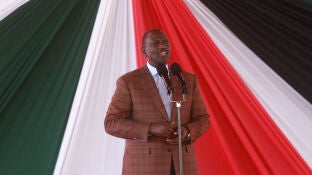 (Foto de ARCHIVO)February 12, 2023, Nakuru, Kenya: Kenya's President William Ruto speaks during an interdenominational prayer service at Nakuru Athletic Club. Despite winning and being sworn in as the fifth President of Kenya in 2022 General elections, Ruto's leadership is being challenged by Raila Odinga who came second, through nationwide antigovernment rallies.Europa Press/Contacto/James Wakibia10/02/2023 ONLY FOR USE IN SPAIN
