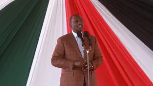 Imagen de archvo (Foto de ARCHIVO)February 12, 2023, Nakuru, Kenya: Kenya's President William Ruto speaks during an interdenominational prayer service at Nakuru Athletic Club. Despite winning and being sworn in as the fifth President of Kenya in 2022 General elections, Ruto's leadership is being challenged by Raila Odinga who came second, through nationwide antigovernment rallies.Europa Press/Contacto/James Wakibia10/02/2023 ONLY FOR USE IN SPAIN
