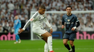 Mbappé durante el Real Madrid-Rayo