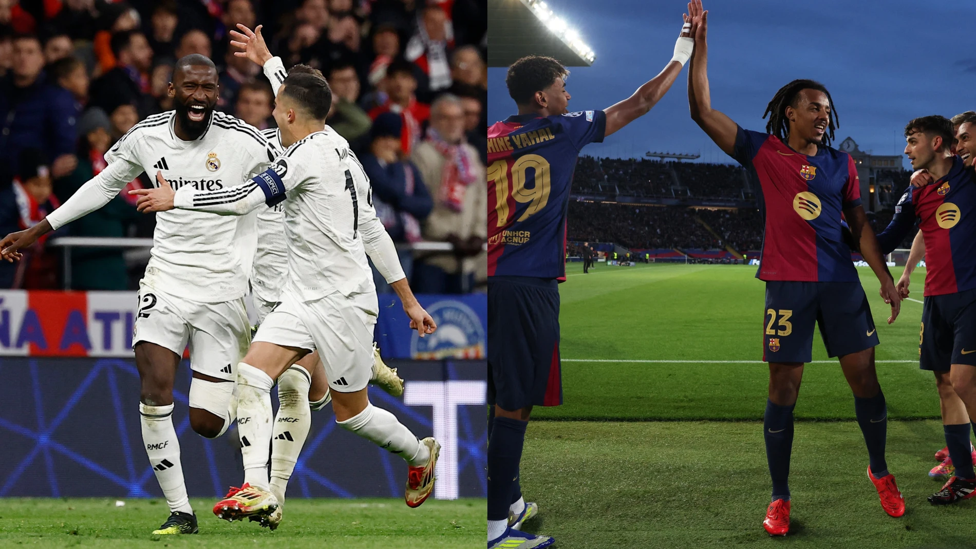 Real Madrid y Barcelona, en cuartos de final de la Champions League Real Madrid y Barcelona, en cuartos de final de la Champions League
