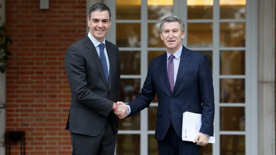 Pedro Sánchez y Alberto Núñez Feijóo Pedro Sánchez y Alberto Núñez Feijóo
