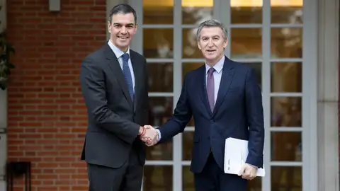 Pedro Sánchez y Alberto Núñez Feijóo Pedro Sánchez y Alberto Núñez Feijóo