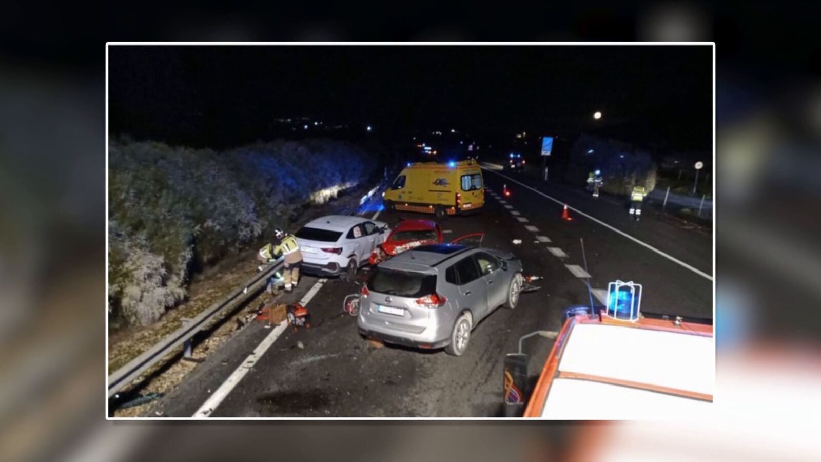 Mueren los dos ocupantes de un turismo kamikaze en Caravaca de la Cruz, Murcia