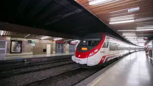 Imagen de archivo de un tren de Renfe Imagen de archivo de un tren de Renfe