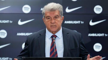 El presidente del FC Barcelona, Joan Laporta, en una imagen de archivo