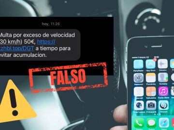 La DGT alerta de una estafa: "Multa por exceso de velocidad DGT, 50 euros" 