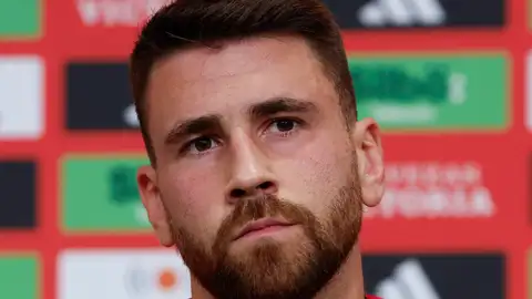 Unai Simón en rueda de prensa Unai Simón en rueda de prensa