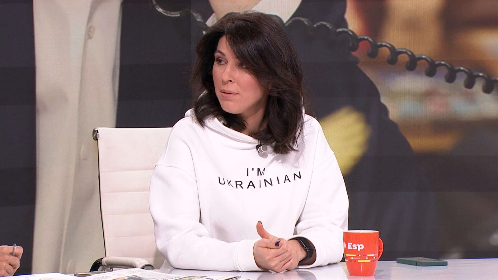Natasha, refugiada ucraniana: 