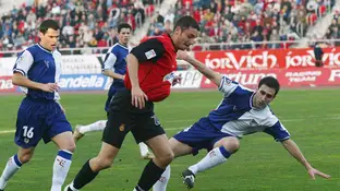 Andrija Delibasic, en acción con el Mallorca en 2004 Andrija Delibasic, en acción con el Mallorca en 2004
