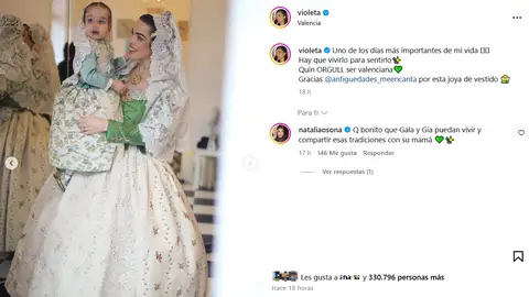 Violeta y Gala de falleras Violeta y Gala de falleras