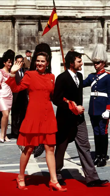 La infanta Cristina y Juan Gómez-Acebo en la boda de la infanta Elena y Jaime de Marichalar La infanta Cristina y Juan Gómez-Acebo en la boda de la infanta Elena y Jaime de Marichalar