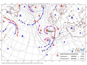 Mapa de isobaras