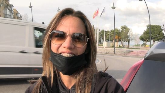 Paola Olmedo con su nueva cara