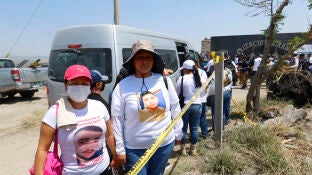 Colectivos de familias de personas desaparecidas acuden al Rancho Izaguirre 