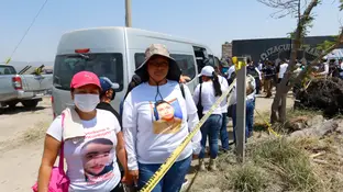 Colectivos de familias de personas desaparecidas acuden al Rancho Izaguirre Colectivos de familias de personas desaparecidas acuden al Rancho Izaguirre