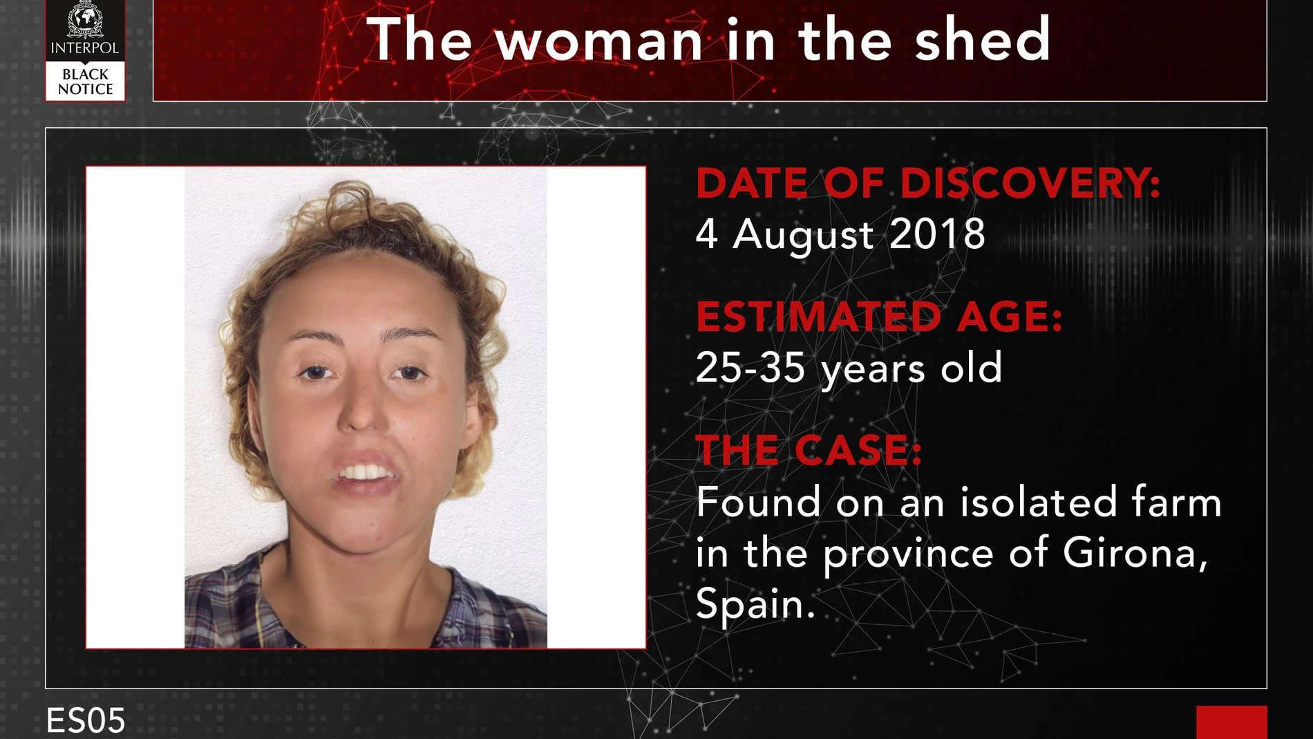 La interpol identifica a la 'mujer del cobertizo' casi seis años después: se trata de Ainoha Izaga una mujer paraguaya de 33 años La interpol identifica a la 'mujer del cobertizo' casi seis años después: se trata de Ainoha Izaga una mujer paraguaya de 33 años