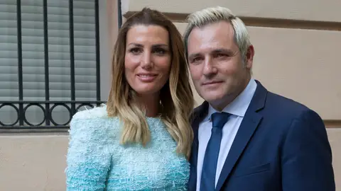 Santiago Cañizares y su exmujer, Mayte García, en 2019 Santiago Cañizares y su exmujer, Mayte García, en 2019