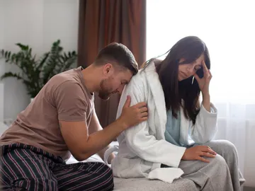 Una pareja triste Una pareja triste