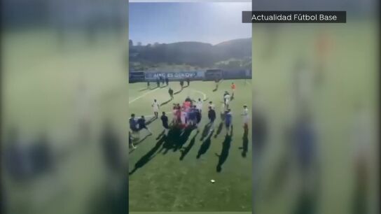 Pelea en el f&uacute;tbol