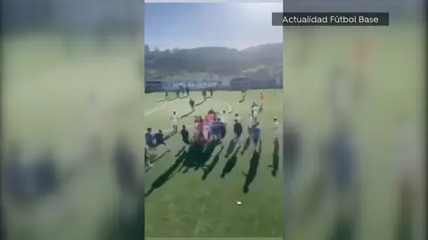 Pelea en el fútbol Pelea en el fútbol