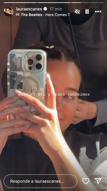 Las fotos de la funda de Laura Escanes junto a Joan Verdú Las fotos de la funda de Laura Escanes junto a Joan Verdú