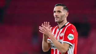 Lucas Pérez, en un partido con el PSV Lucas Pérez, en un partido con el PSV
