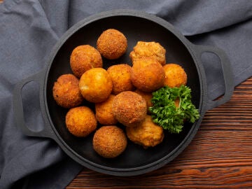 Bolitas de queso crujientes