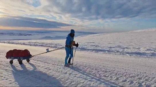 195 kilómetros a -35º, el reto superado por Bego Alday 195 kilómetros a -35º, el reto superado por Bego Alday