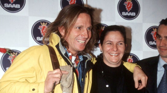 Pocholo y su hermana Kucca Gotor en 2002