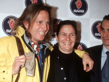 Pocholo y su hermana Kucca Gotor en 2002