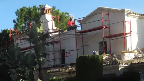 Obras en la casa de Marbella de Djokovic Obras en la casa de Marbella de Djokovic