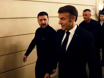 Zelenski y Macron Zelenski y Macron