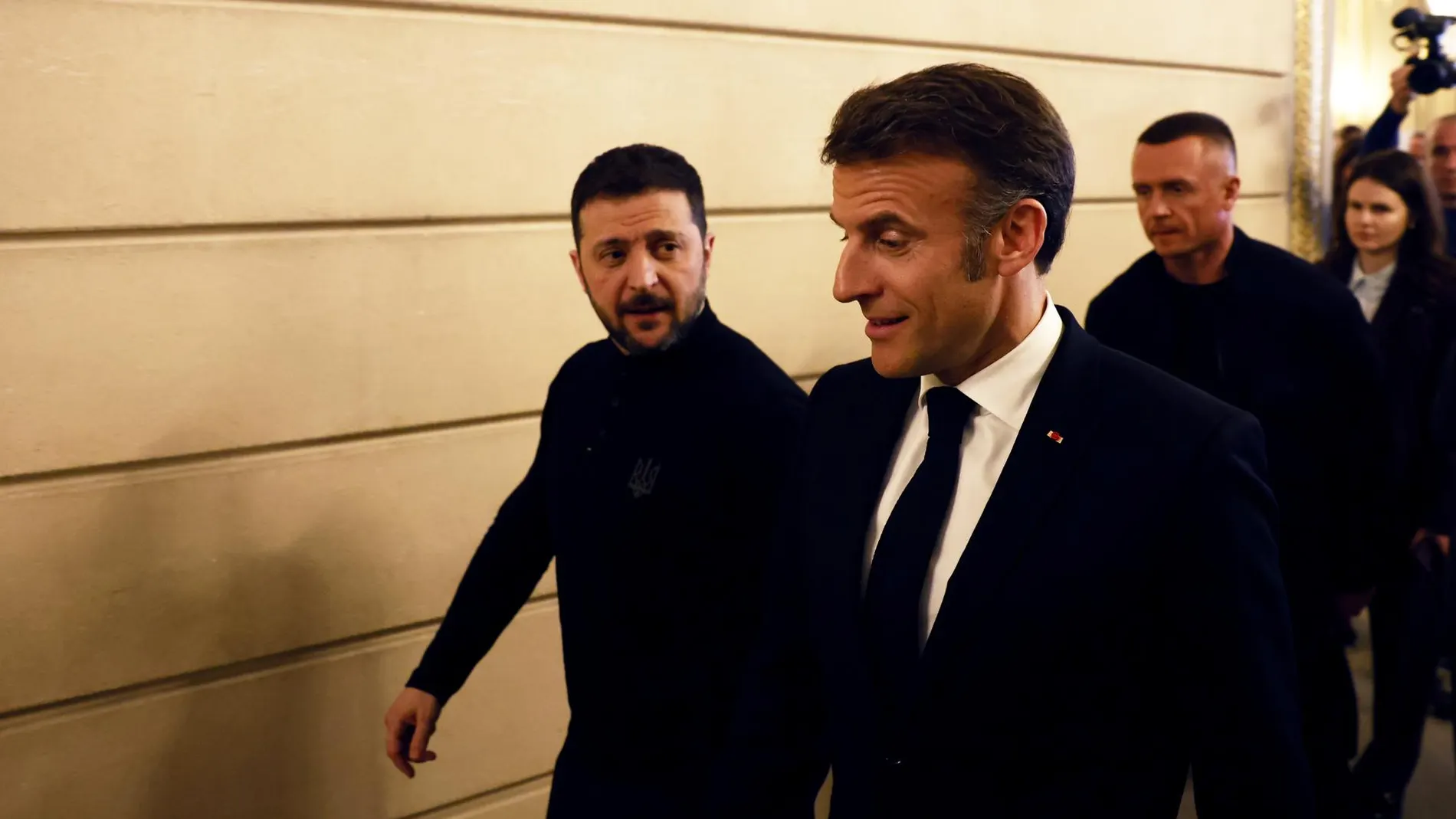 Zelenski y Macron Zelenski y Macron