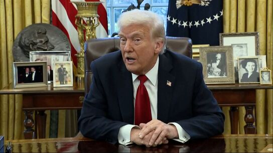 Trump en el Despacho Oval