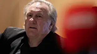 Appearance Of French Actor Gerard Depardieu At The Paris TGI March 25, 2025, Paris, France, France: French actor Gerard Depardieu makes a break during his trial in which he is charged with sexually assaulting two women during a film shoot in 2021, at Paris criminal court. Depardieu, 76, who has made more than 200 films and television series, has been accused of improper behaviour by around 20 women but this is the first case to come to trial. The two plaintiffs, Amelie, 54, a set dresser, and Sarah (name changed), 34, an assistant director, allege sexu...