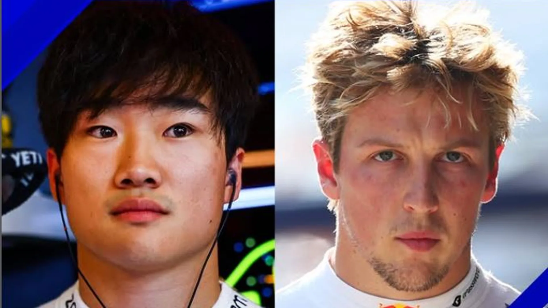 Yuki Tsunoda y Liam Lawson Yuki Tsunoda y Liam Lawson