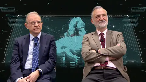 Juan Rodríguez Garat y Miguel Ángel Ballesteros, en la mesa de Guerra de Espejo Público Juan Rodríguez Garat y Miguel Ángel Ballesteros, en la mesa de Guerra de Espejo Público