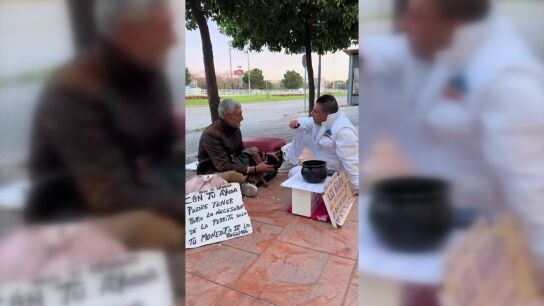 Indigente en Sevilla