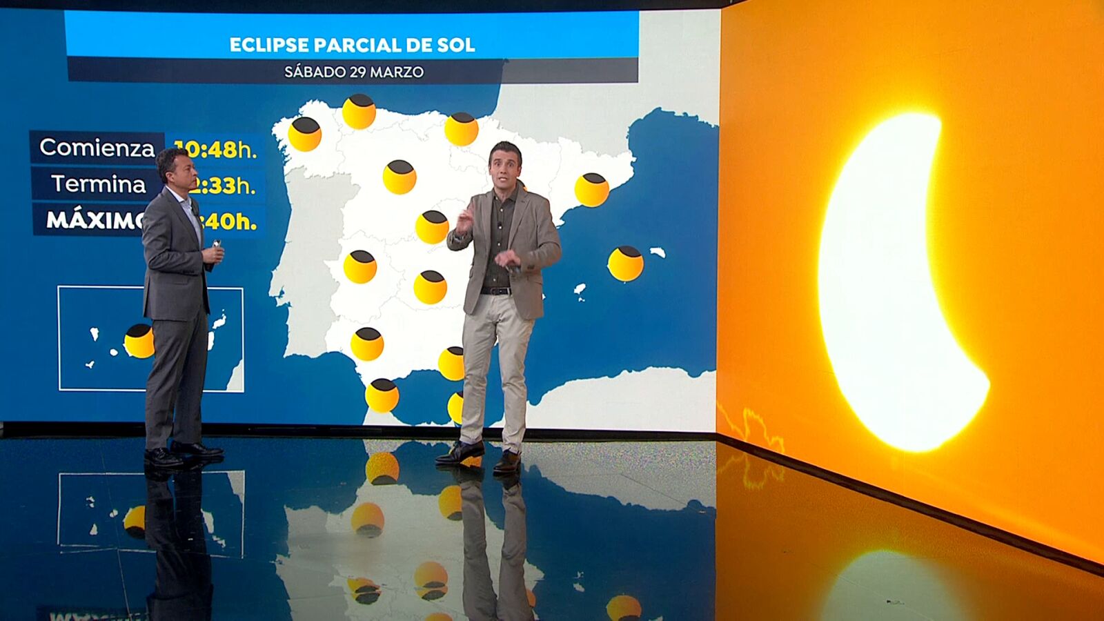 Sábado de eclipse y domingo de cambio de hora, con nubes en Canarias y en el norte: la previsión de fin de semana de César Gonzalo