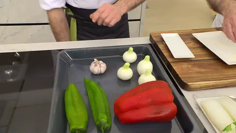 Colócalos sobre una bandeja de horno Colócalos sobre una bandeja de horno