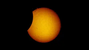 Eclipse solar parcial Eclipse solar parcial