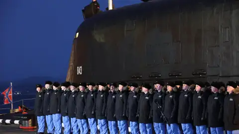 Imagen del submarino nuclear Imagen del submarino nuclear