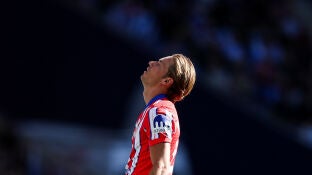 Marcos Llorente durante el Espanyol-Atl&eacute;tico de Madrid