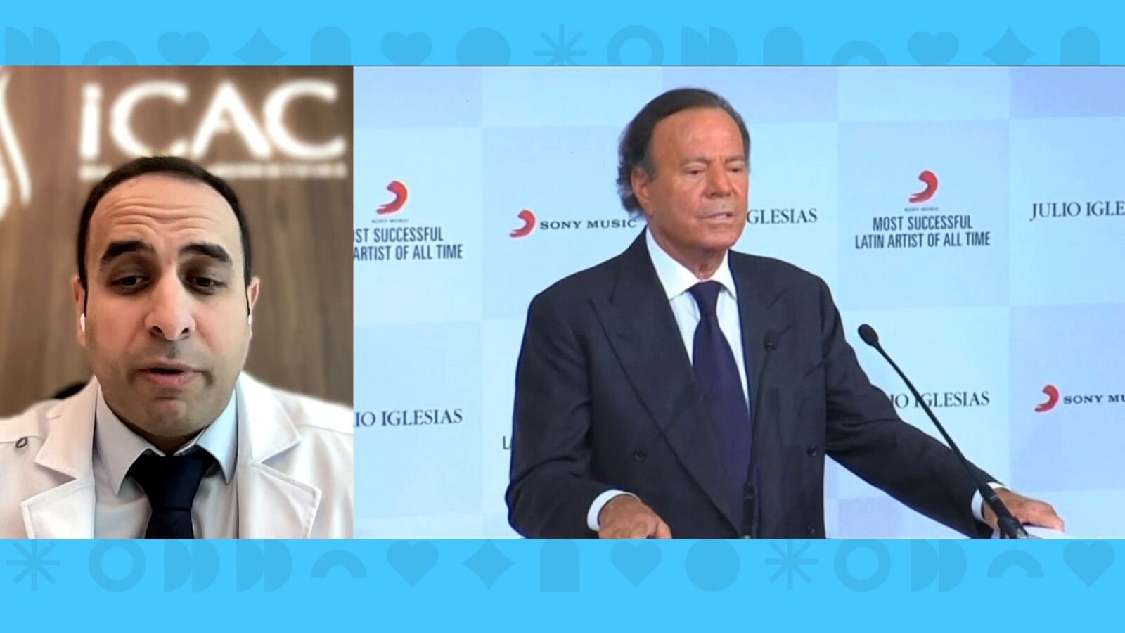 El estado actual y los peligros de la patología de Julio Iglesias, según un médico especialista: 