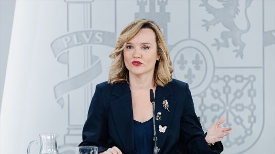 La ministra Portavoz, Pilar Alegr&iacute;a, en rueda de prensa tras el Consejo de Ministros