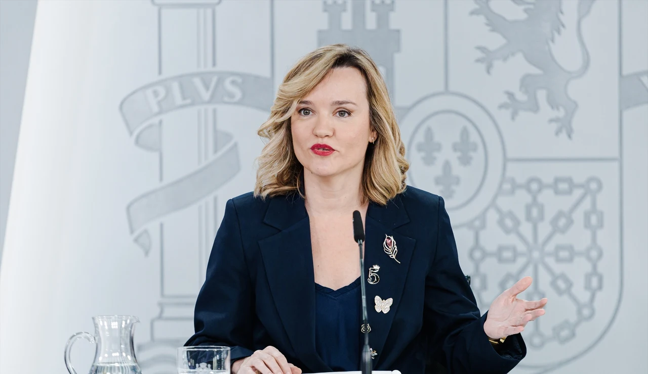 La ministra Portavoz, Pilar Alegría, en rueda de prensa tras el Consejo de Ministros