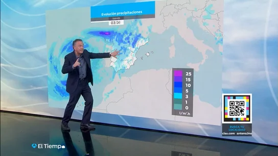 Roberto Brasero avisa de la borrasca Nuria: "Vuelven las lluvias y bajan las temperaturas" Roberto Brasero avisa de la borrasca Nuria: "Vuelven las lluvias y bajan las temperaturas"